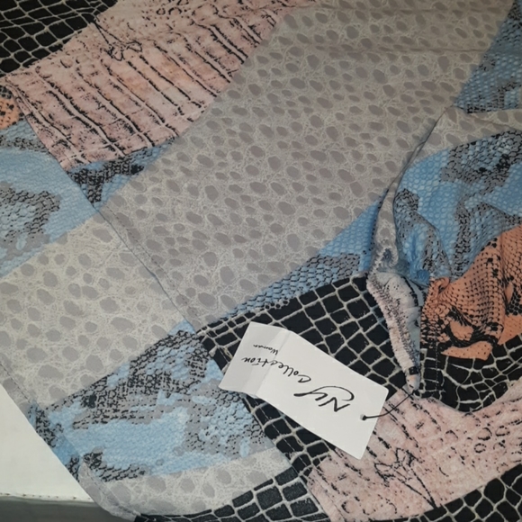 NWT NY Collection Plus Size 2X long Summer blouse - Picture 6 of 14